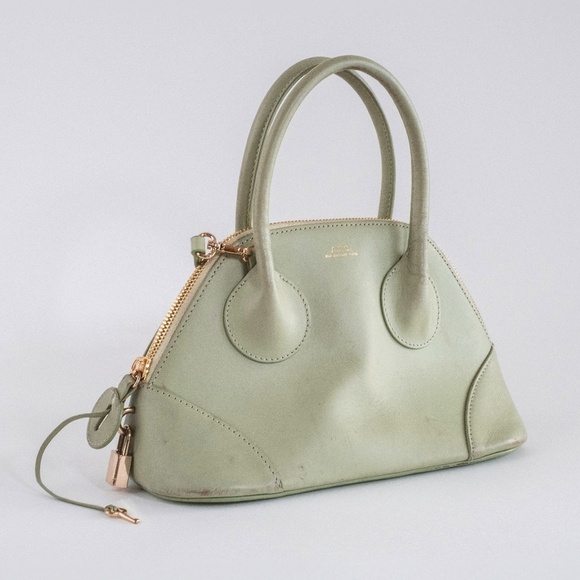 A.P.C. Small Emma Logo-Embossed Bag $695 retail - Picture 4 of 14